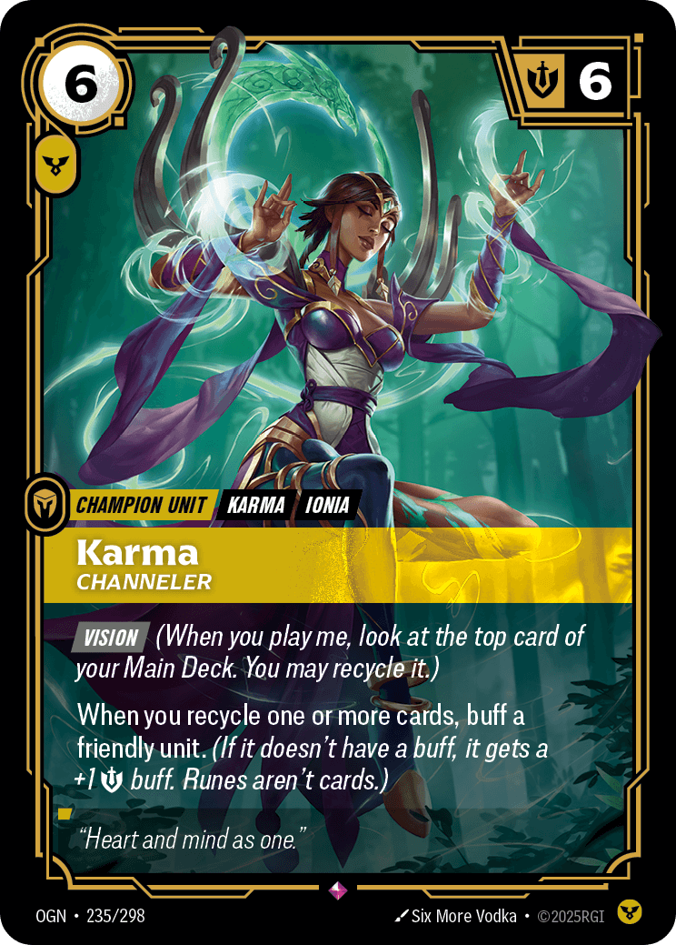 Riftbound Core Rules - Karma Interaction